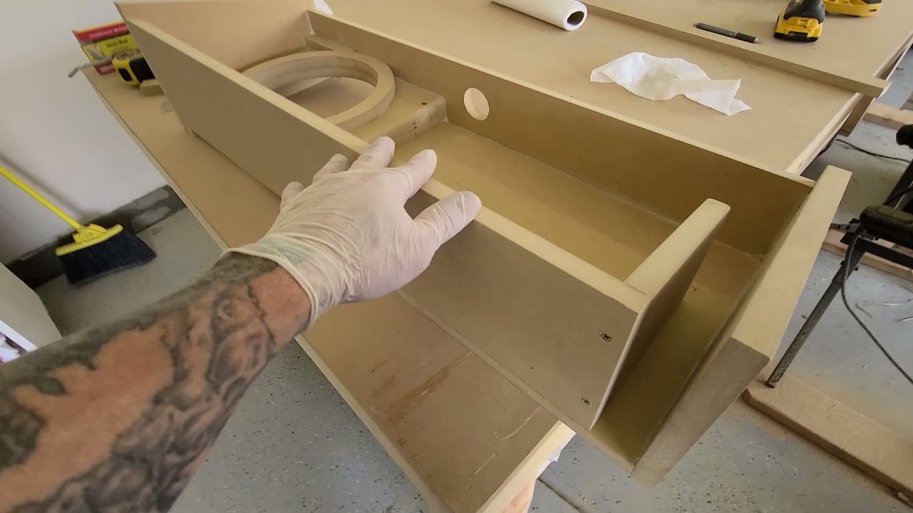 DIY Custom Truck Under Seat Subwoofer Box Build for under $50