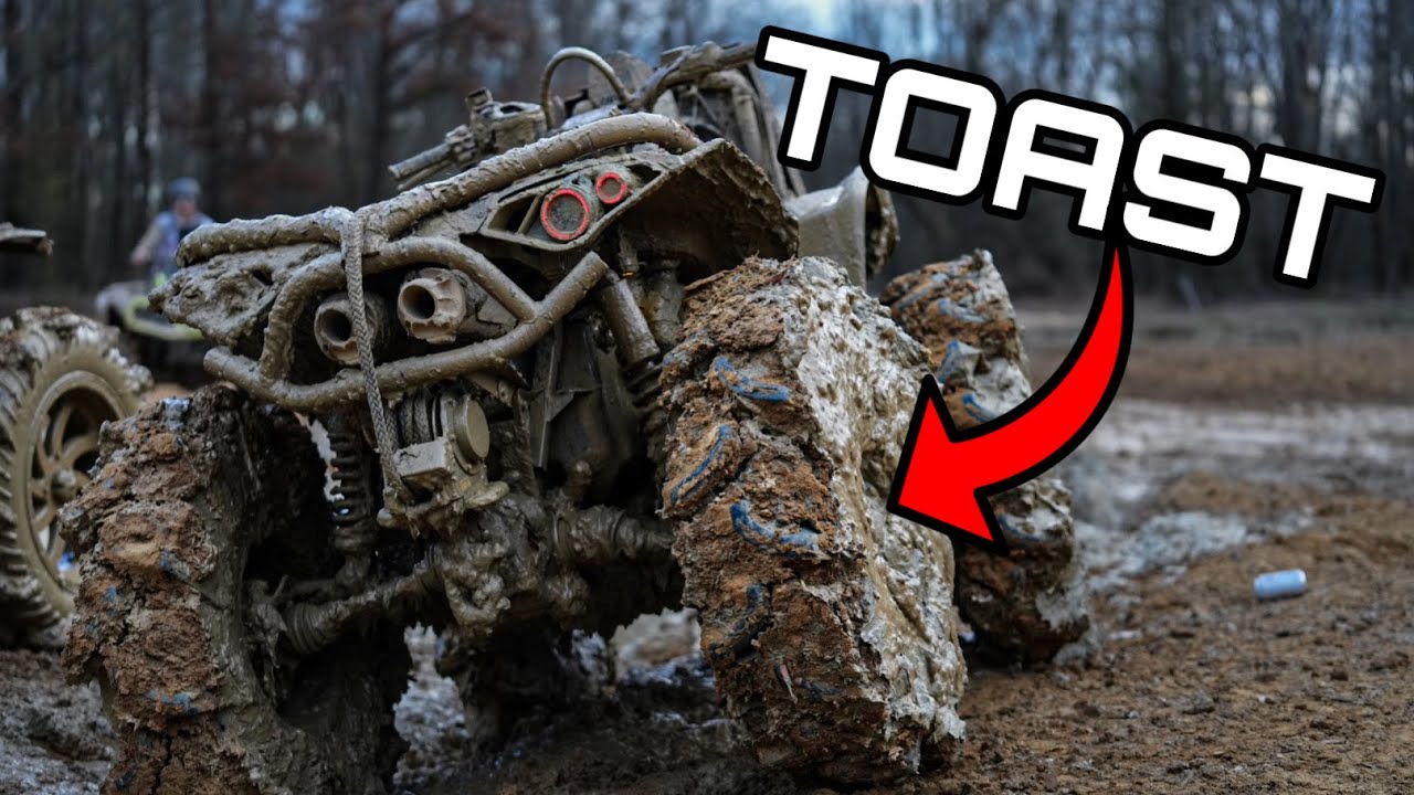 NEW YEARS 2025 EVERYTHING'S BROKE // ATV LOST IN THE LAKE (34 DEGREES)  *INSANE*