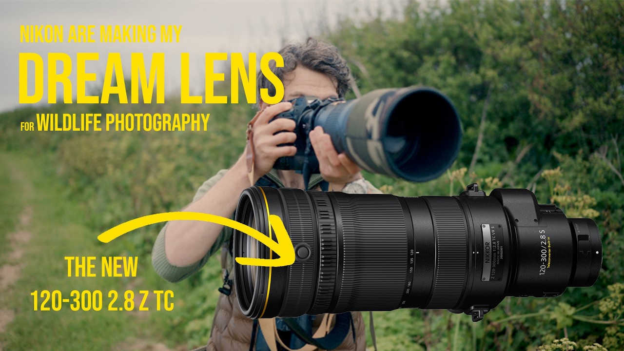 Компания Nikon выпускает объектив моей мечты для съемки дикой природы! Скоро выйдет Nikon 120-300...