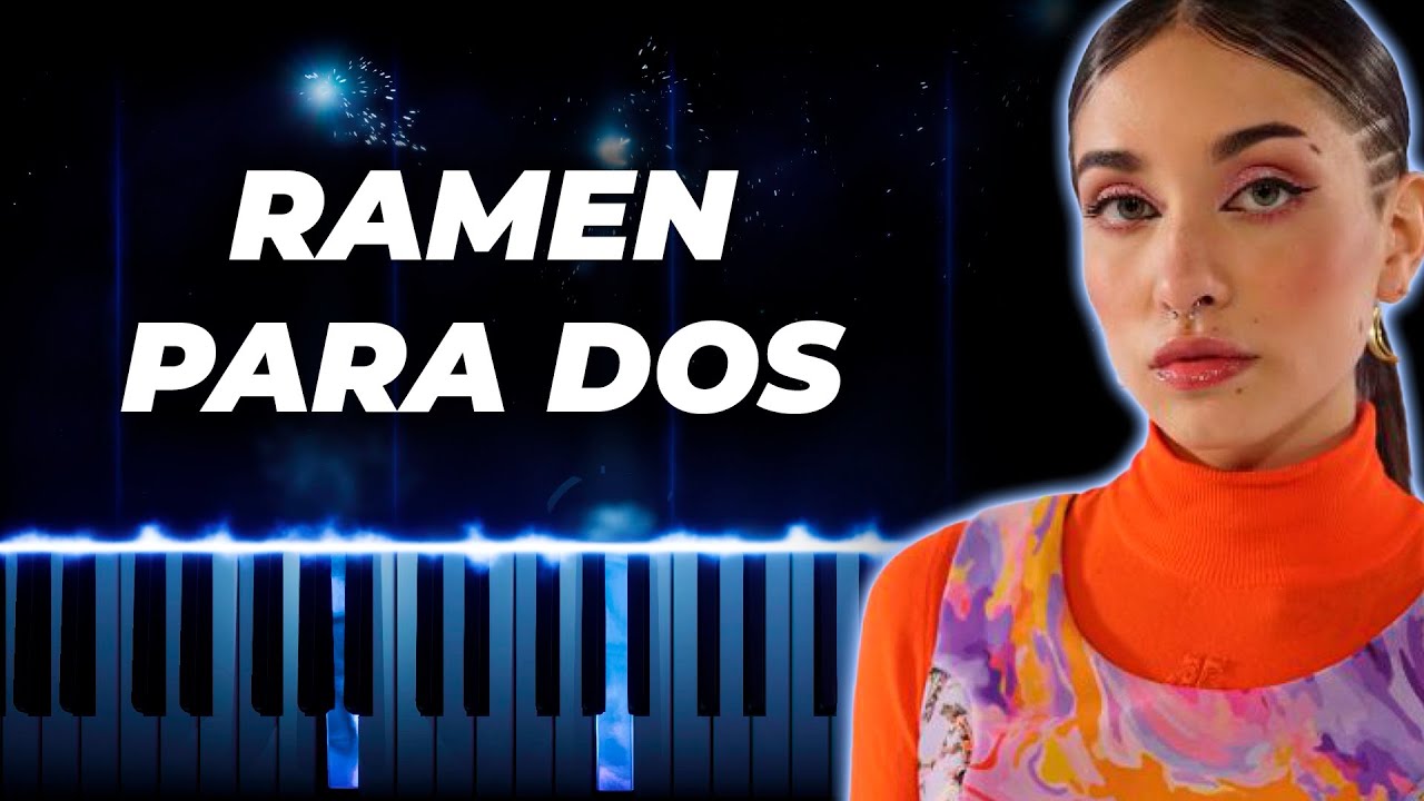 Maria Becerra, Paulo Londra - RAMEN PARA DOS - piano karaoke instrumental cover