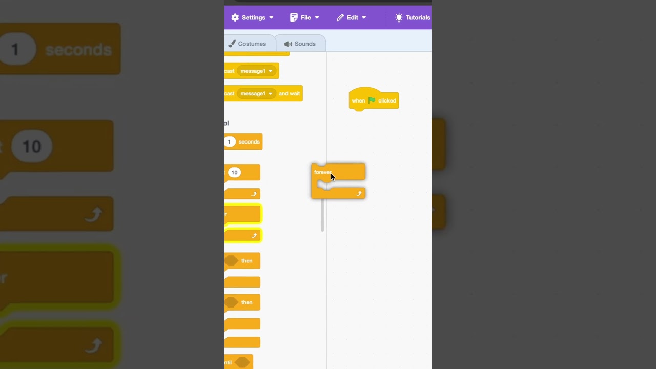 How to change sprite costume in scratch