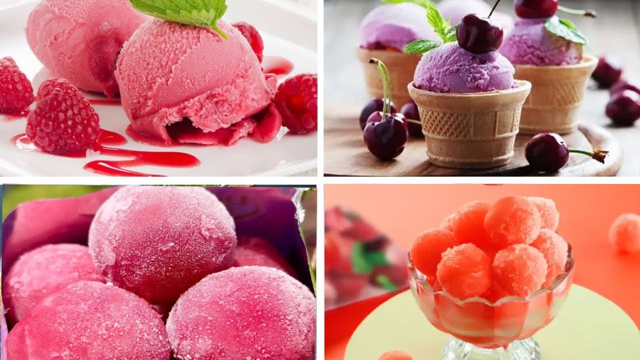 Satisfying Relaxing Video|🍒🍓🍪🍰Fruit Ice Hockey Dessert Recipe|Asmr|Tiktok