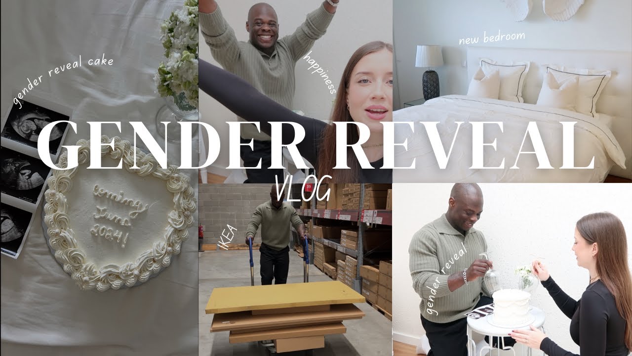 GENDER REVEAL VLOG I bedroom makeover, baby's gender, IKEA