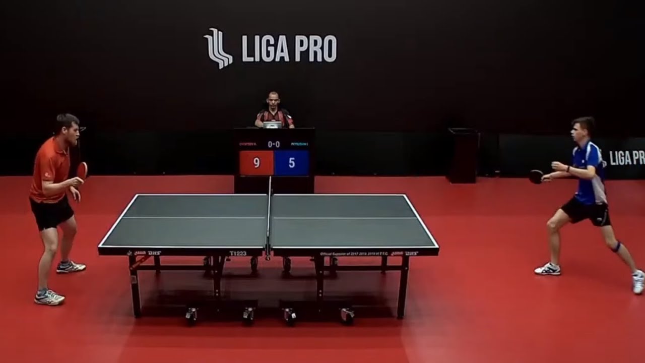 Ченцов Александр - Петрушин Игорь Лига Про настольный теннис / Россия / LIGA PRO Table Tennis