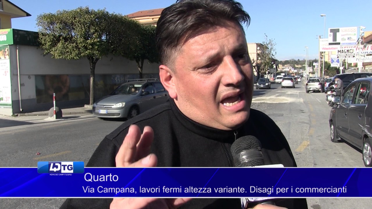 Quarto   Via Campana, lavori fermi altezza variante  Disagi per i commercianti