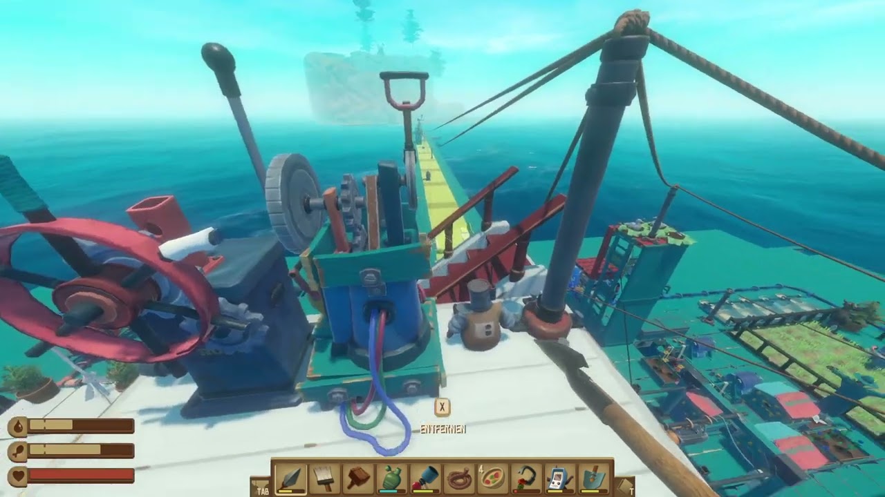 Raft Folge 3 Zum Bau eines Kreuzfahrtschiffes brauch es Ressourcen und Zeit