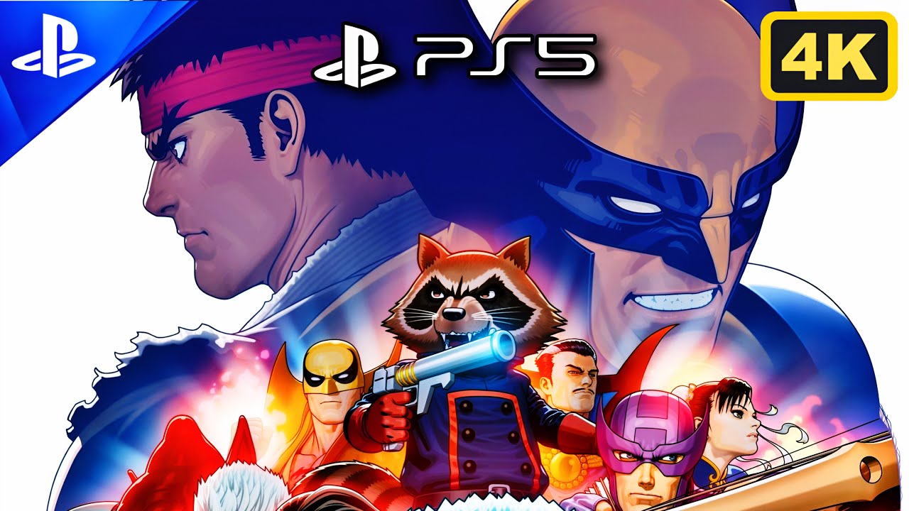 ULTIMATE MARVEL VS. CAPCOM 3 PS5 Gameplay | 4K HDR 60FPS