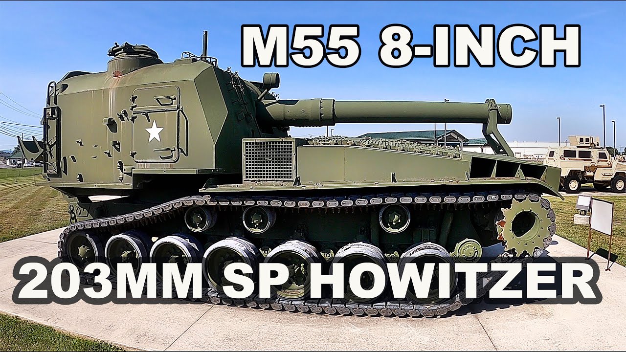 U.S. Army M55 8-inch 203mm self-propelled howitzer | at Letterkenny Army Depot Chambersburg, Pa.