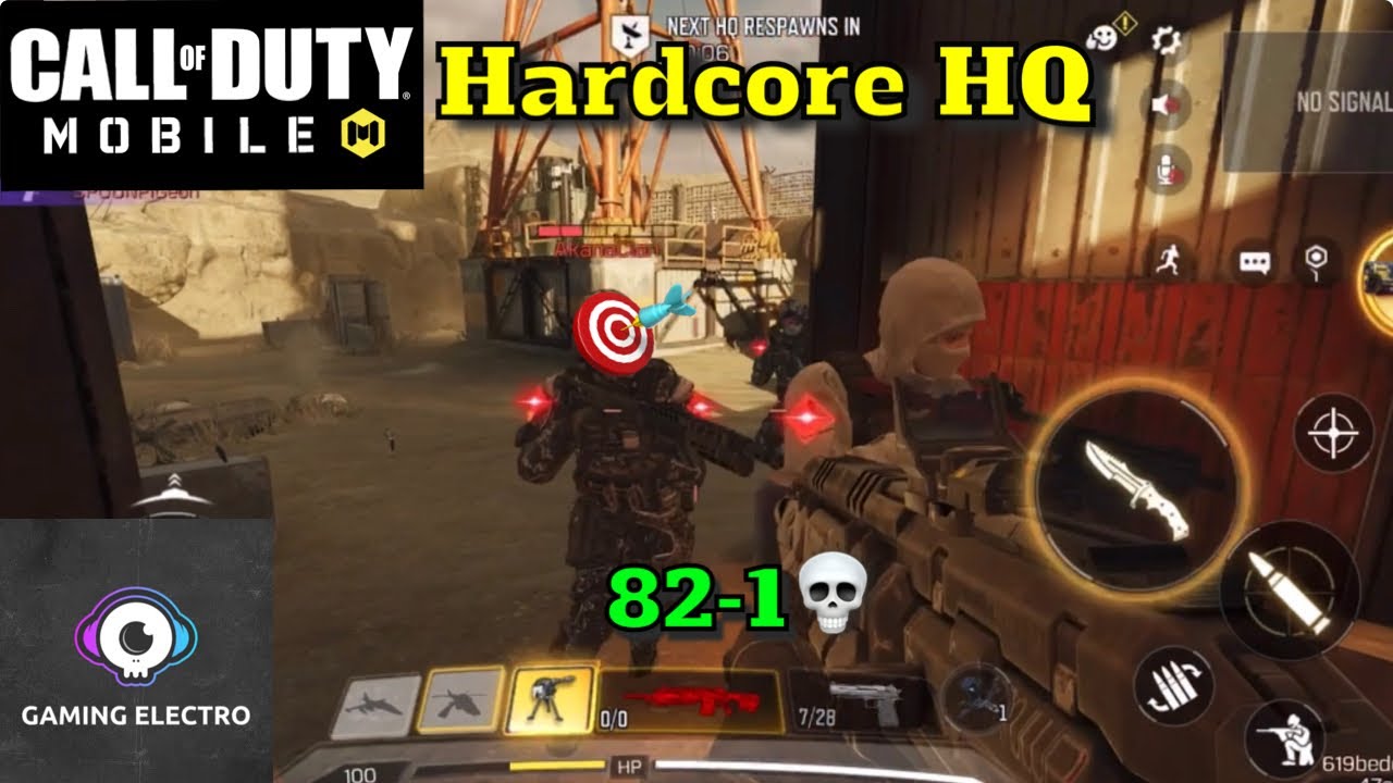 CODM | Hardcore HQ Rust Gameplay(No Commentary) #callofdutymobile #codm #codmobile