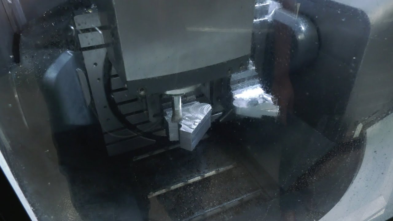 DMG MORI's 5 axis spindle power delivers fast metal removal on duplex stainless steel