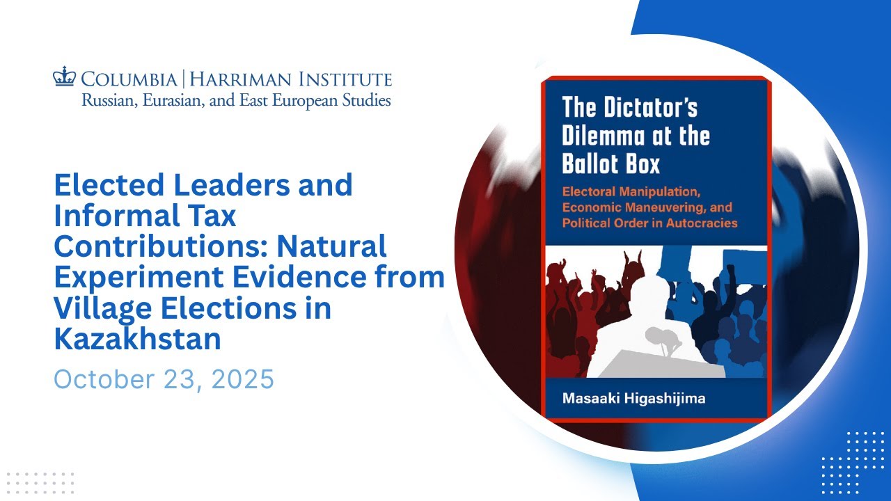 Elected Leaders & Informal Tax Contributions: Experiment Evidence, Village Elections, Kazakhstan