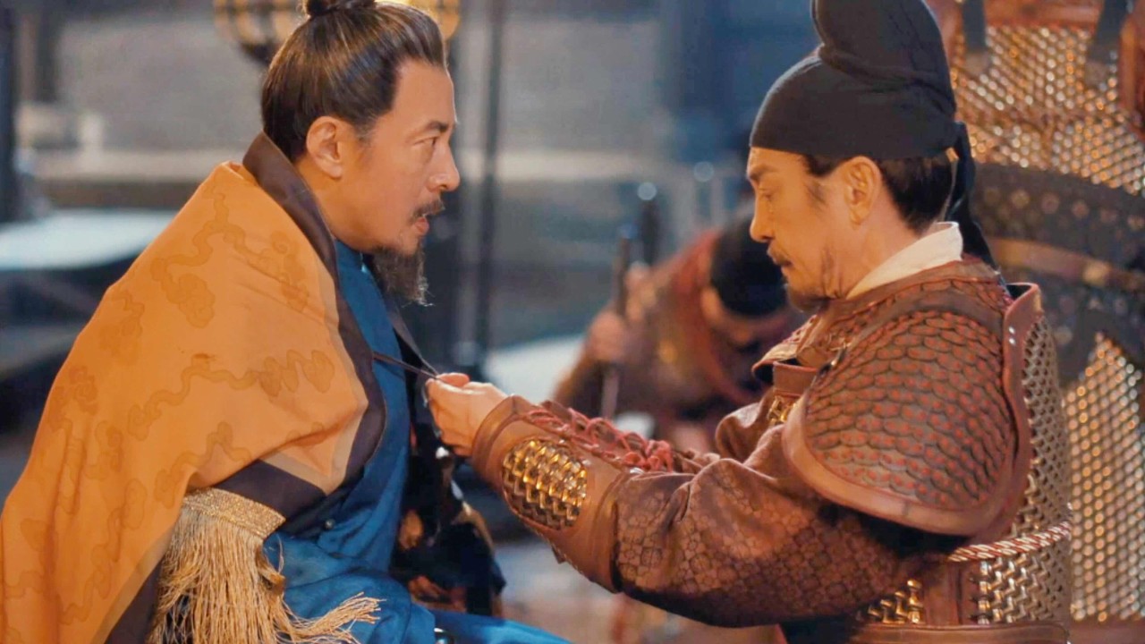 將軍取下節度使纛旗親手披在太子身上，太子當場黃袍加身，一個新王朝就此開啟！💗 #白宇 #周雨彤 #wangyibo  #桃花追剧💕