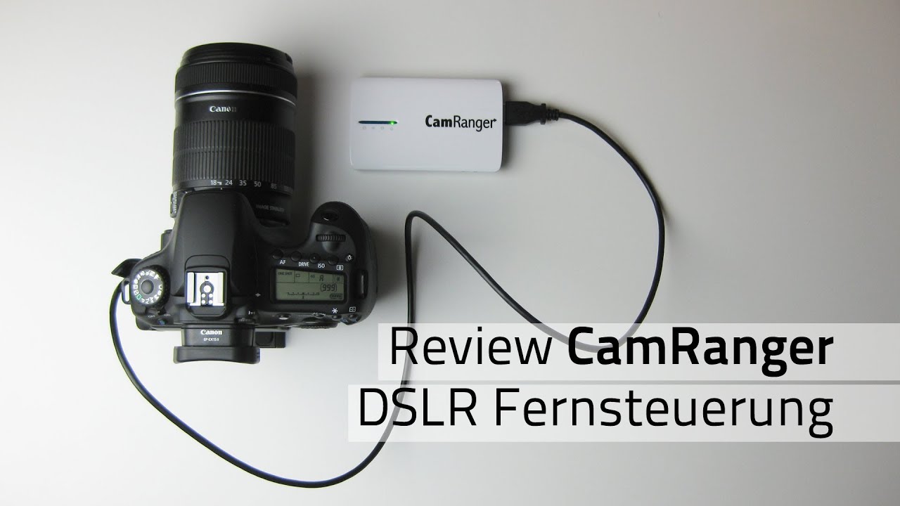 CamRanger - DSLR Kameras kabellos über Tablet, Smartphone und Computer fernsteuern