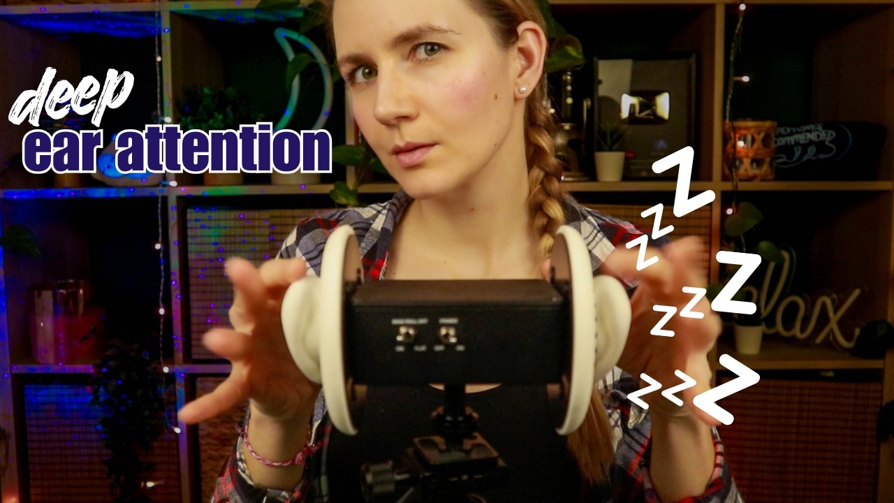 Binaural ASMR 🎧 3 Dio DEEP Ear Triggers & Ear Attention