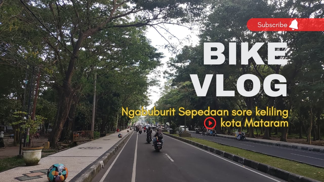 Sepedaan sore keliling kota Mataram ngabuburit ramadhan 1444 H / 2023 M