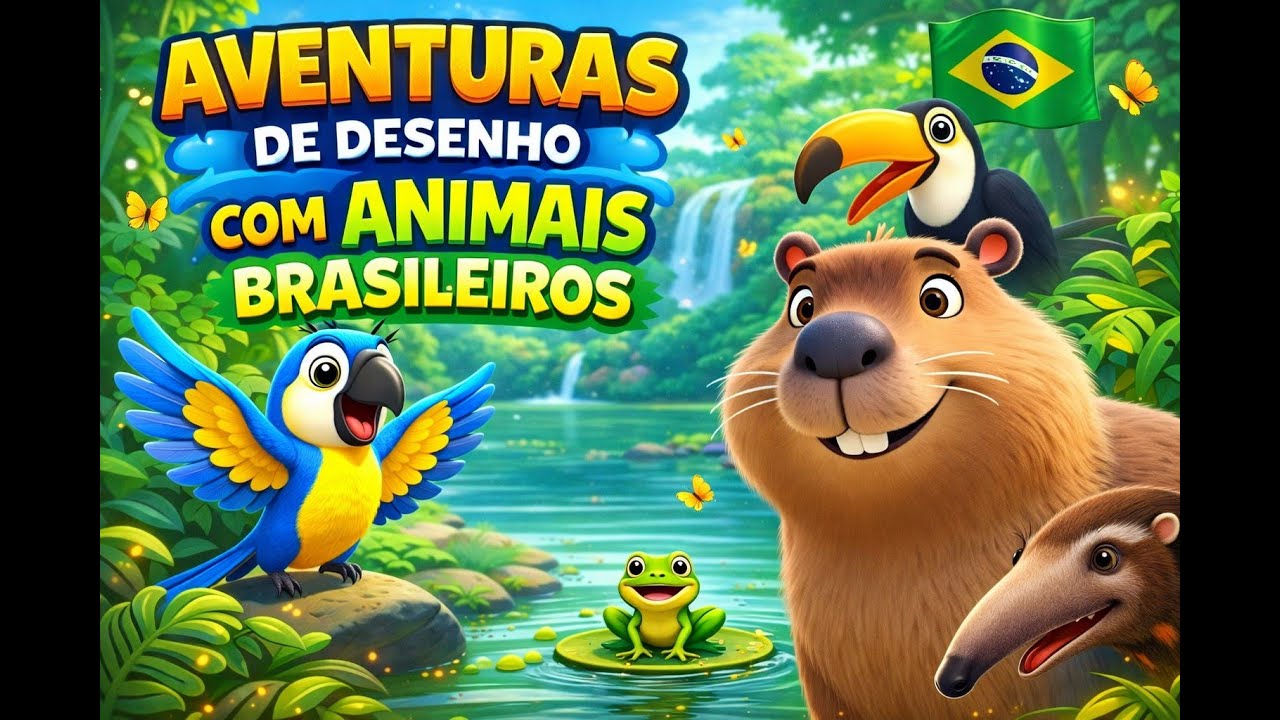 Aventuras de Desenho com Animais Brasileiros
