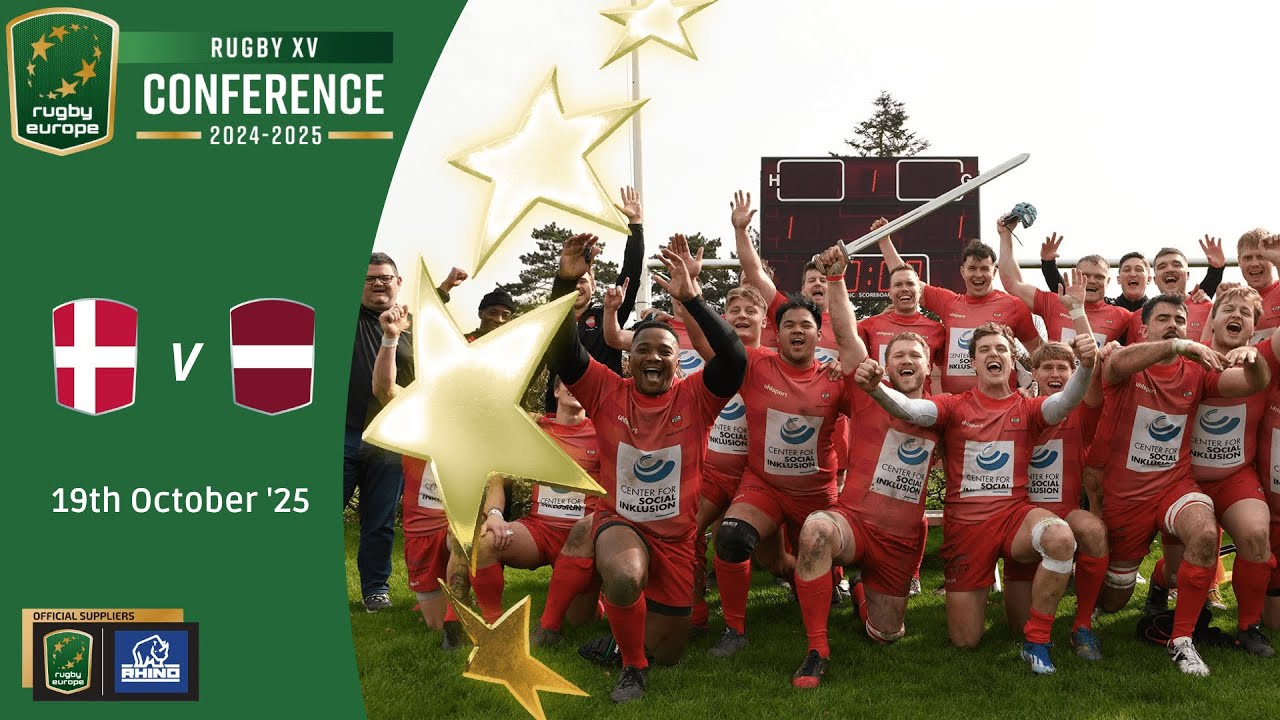 DENMARK v LATVIA - RUGBY EUROPE CONFERENCE 2024/25
