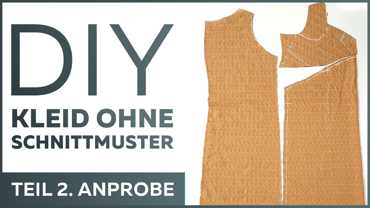 Ein Leinenkleid ohne Schnittmuster mit interessantem Vorderteil. Teil 2. Zusammenheftung und Anprobe