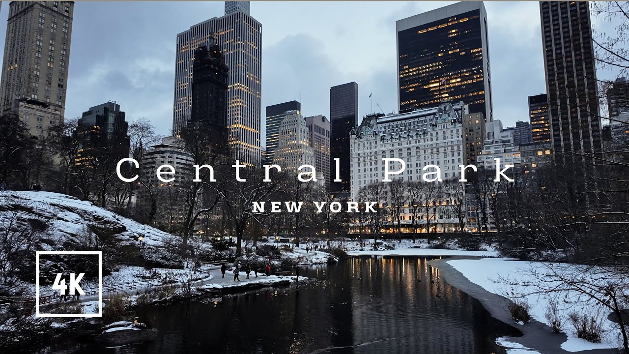 New York City walk - Central Park, 5th Avenue, Bryant Park, 42nd Street, NYC, Manhattan 4K 60fps