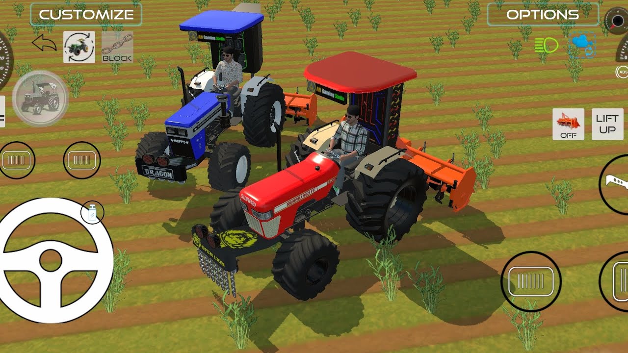 || SWARAJ AND ROTAVETAR AND SIMULATOR FARMING GAME 