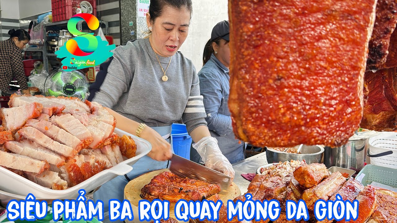 🟢Siêu phẩm mới ba rọi quay mỏng da giòn rụm như bánh đa