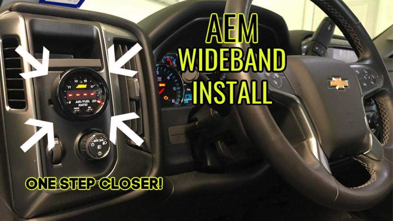 LT4 Supercharger swap: AEM Wideband Install