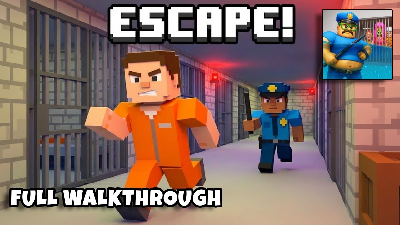 ESCAPING THE PRISON! 🚨 | Prison Escape Obby Parkour 3D Gameplay Walkthrough (Full Game)