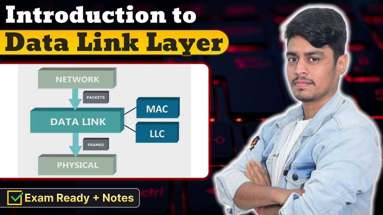 22. Introduction to Data Link Layer | Functions of DLL | Computer Networks for GATE & UGC NET