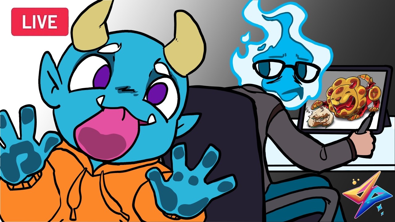 Watch Me Draw LIVE: Fantasy Creatures, Monsters & Cute Designs (no clue)