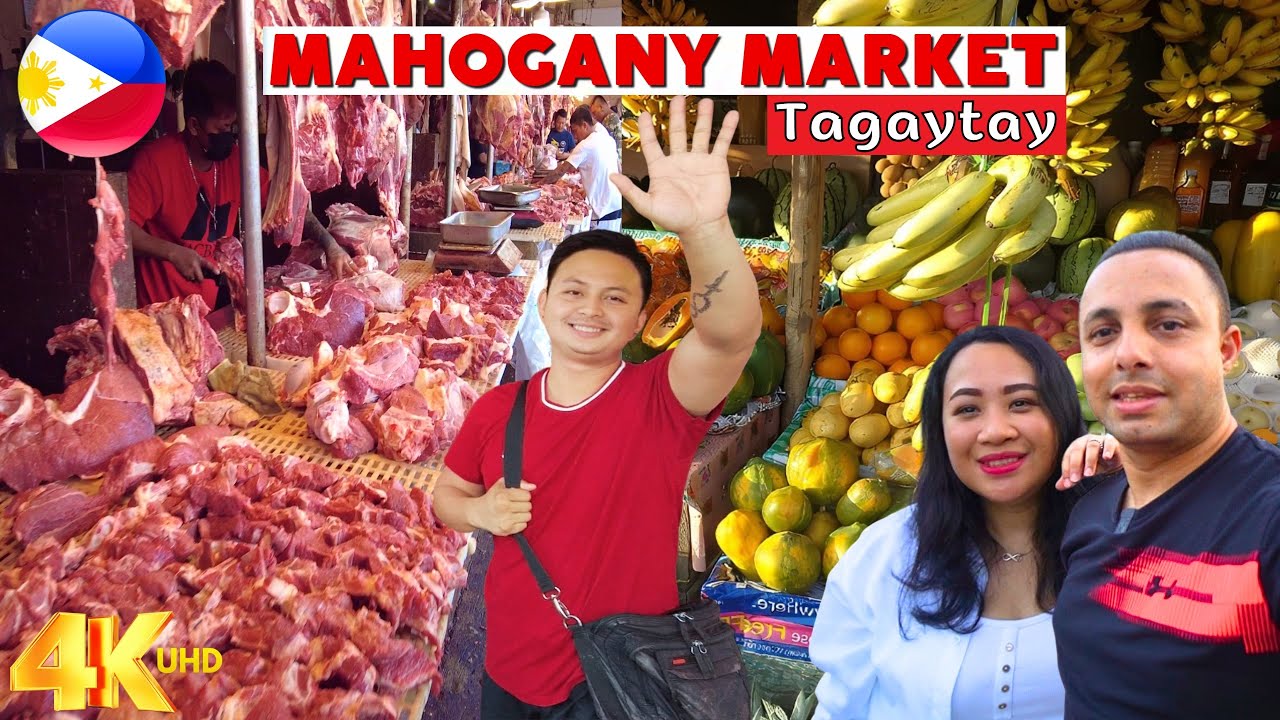 We Explored the Largest Beef and Fruit Market in Tagaytay Philippines | Mahogany Beef Market Tour 🇵🇭