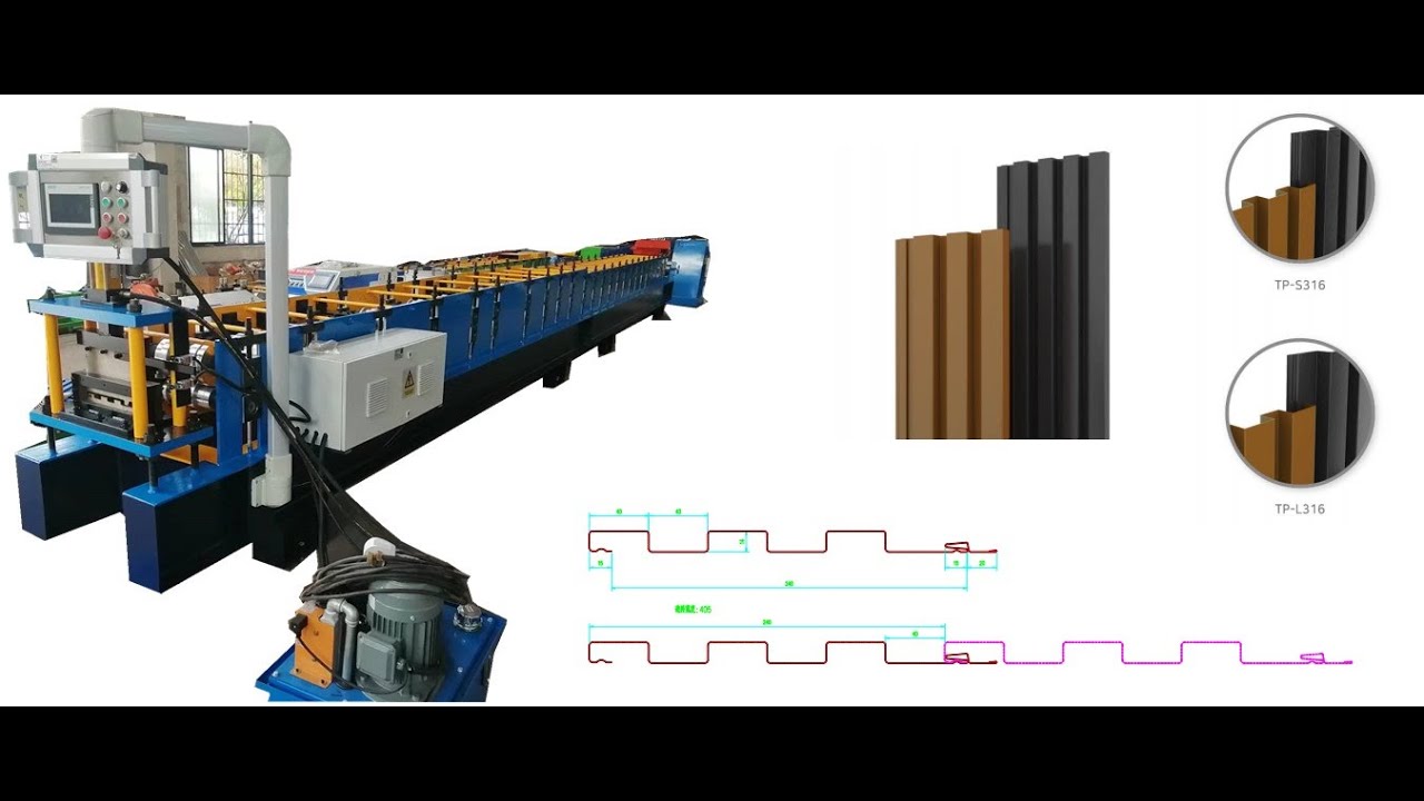 【ZHONGTUO】Wall cladding panel rolling forming machine