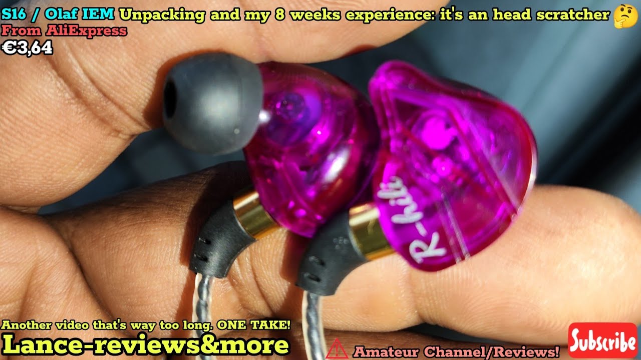 S16 / Olaf IEM Unpacking and amateur review.
