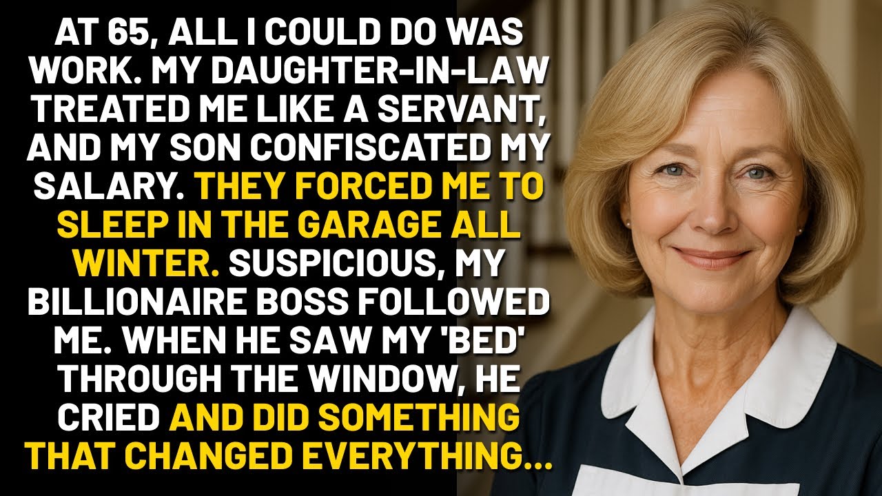 Billionaire Secretly Followed His Maid. Seeing Her 'Bed' In The Garage Left Him In Tears.