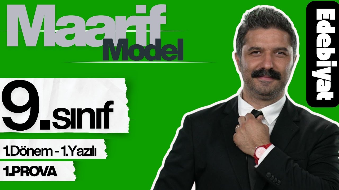 9.SINIF |1.Dönem-1.Yazılı | 1.PROVA | Türk Dili ve Edebiyatı Dersi