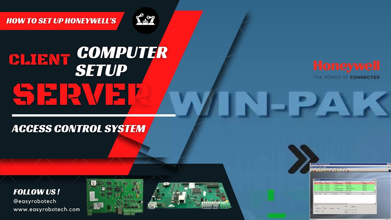 НАСТРОЙКА КЛИЕНТСКОГО КОМПЬЮТЕРА КОНТРОЛЯ ДОСТУПА HONEYWELL WINPAK | #winpak #honeywell #accessco...