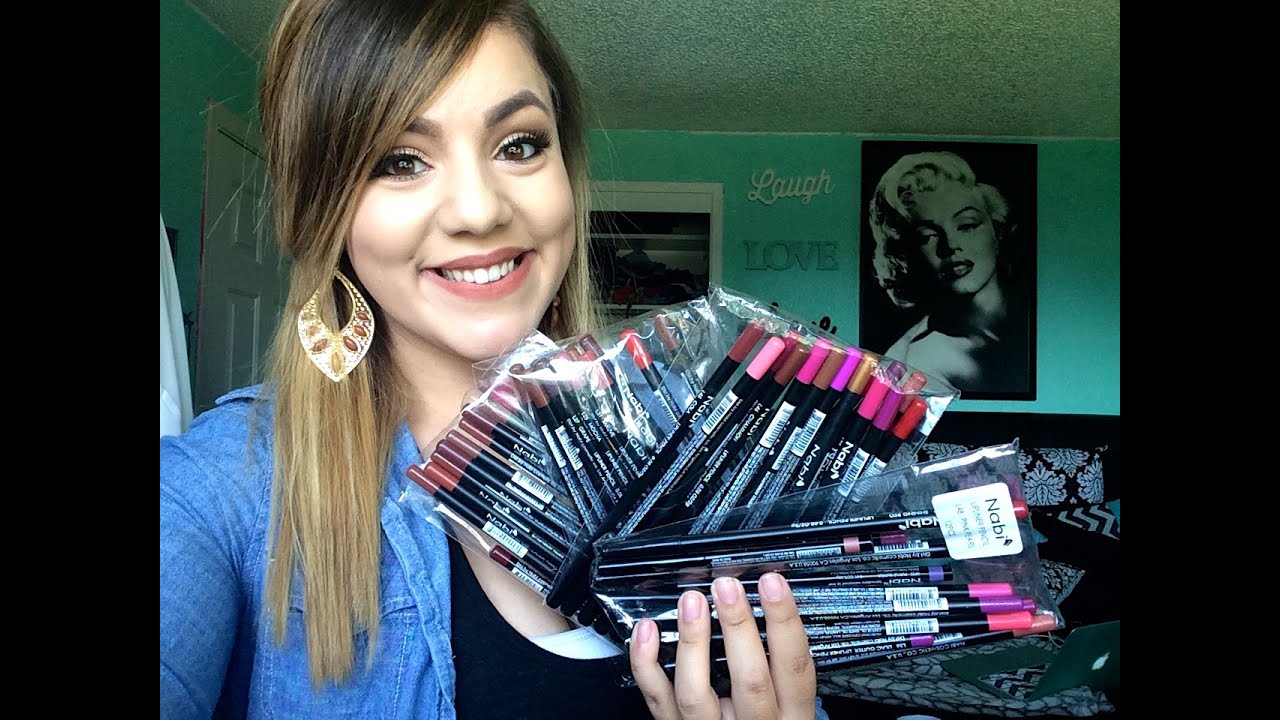 Nabi Cosmetics High Quality Lip Liner Pencils 54 Pcs from (Amazon) !!