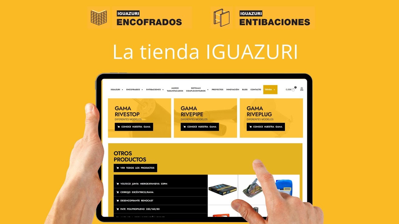 🛒 La tienda online de Iguazuri: complementos profesionales para encofrado