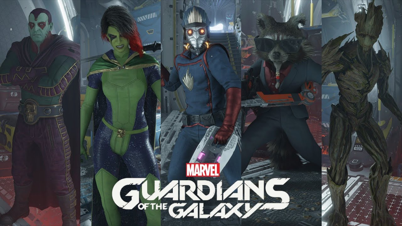 Marvel's Guardians of the Galaxy - Throwback Guardians Skins Gameplay 4K 60FPS (Xbox Series X)