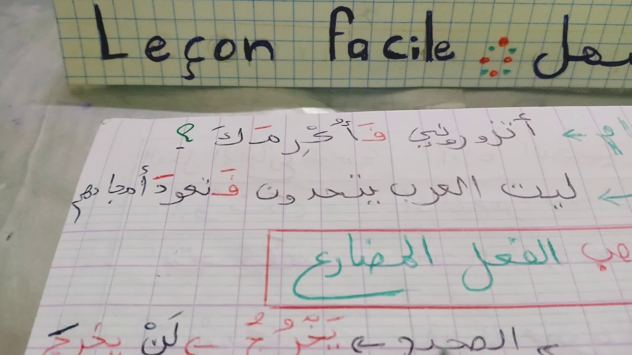 نصب الفعل المضارع و إعرابه