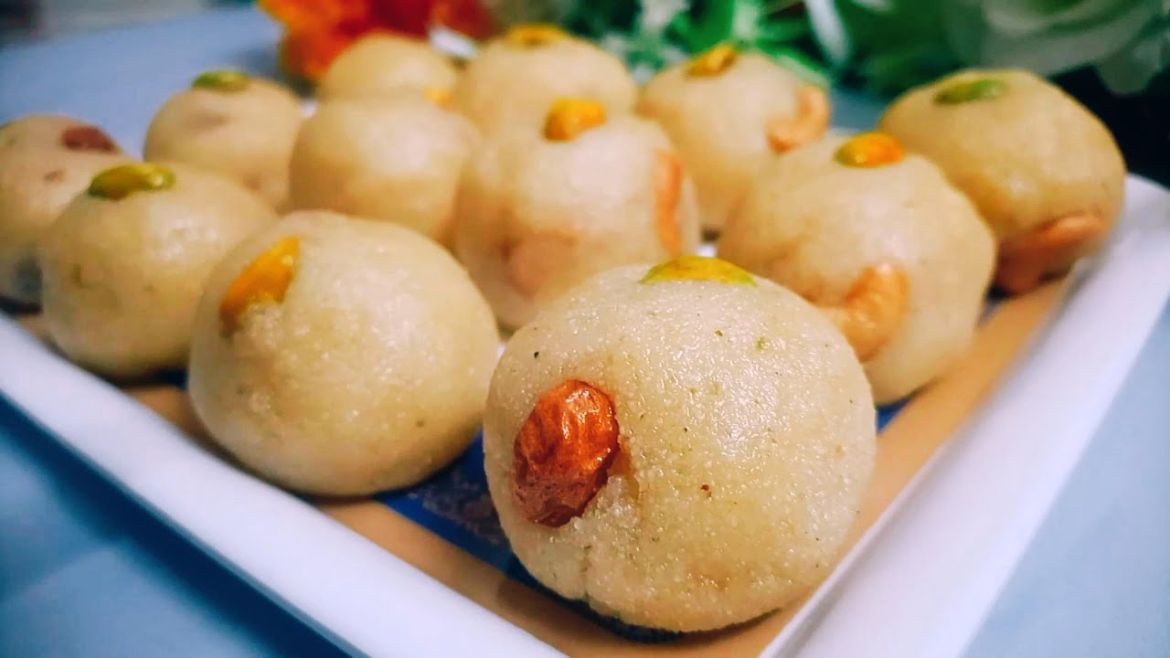 🥥🍬 Suji Nariyal Laddu Recipe | सूजी नारियल के लड्डू बनाने की आसान विधि 😋✨