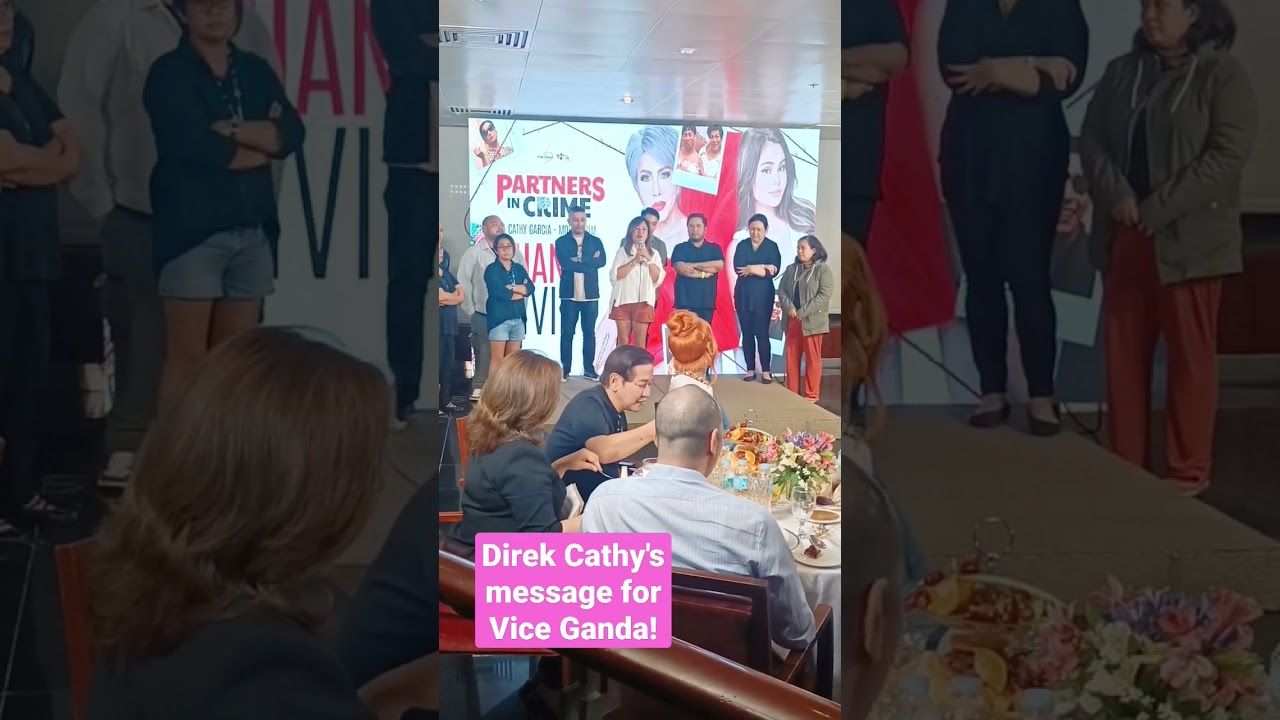 #partnersincrime director Cathy Garcia-Molina showing love to Vice Ganda!