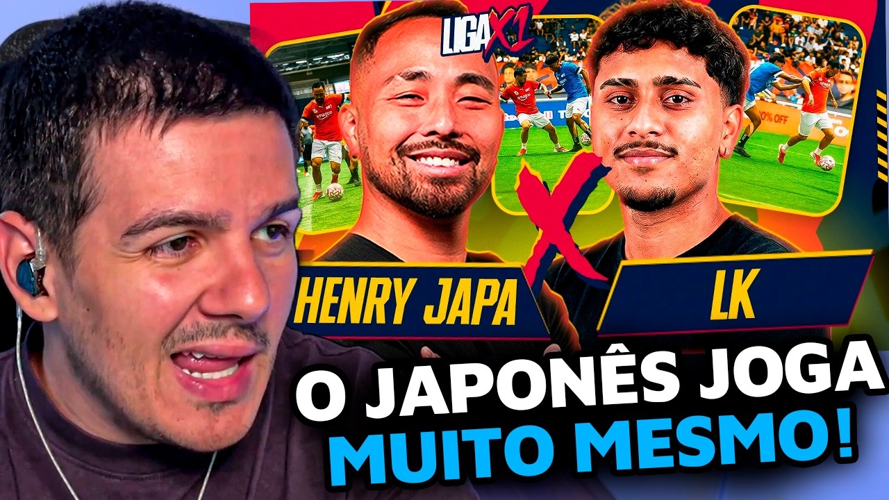 JAPA JOGA MUITO E GANHA TRAQUILO! HENRY JAPA x LK - LIGA X1 PODPAH! - wardi REACT!