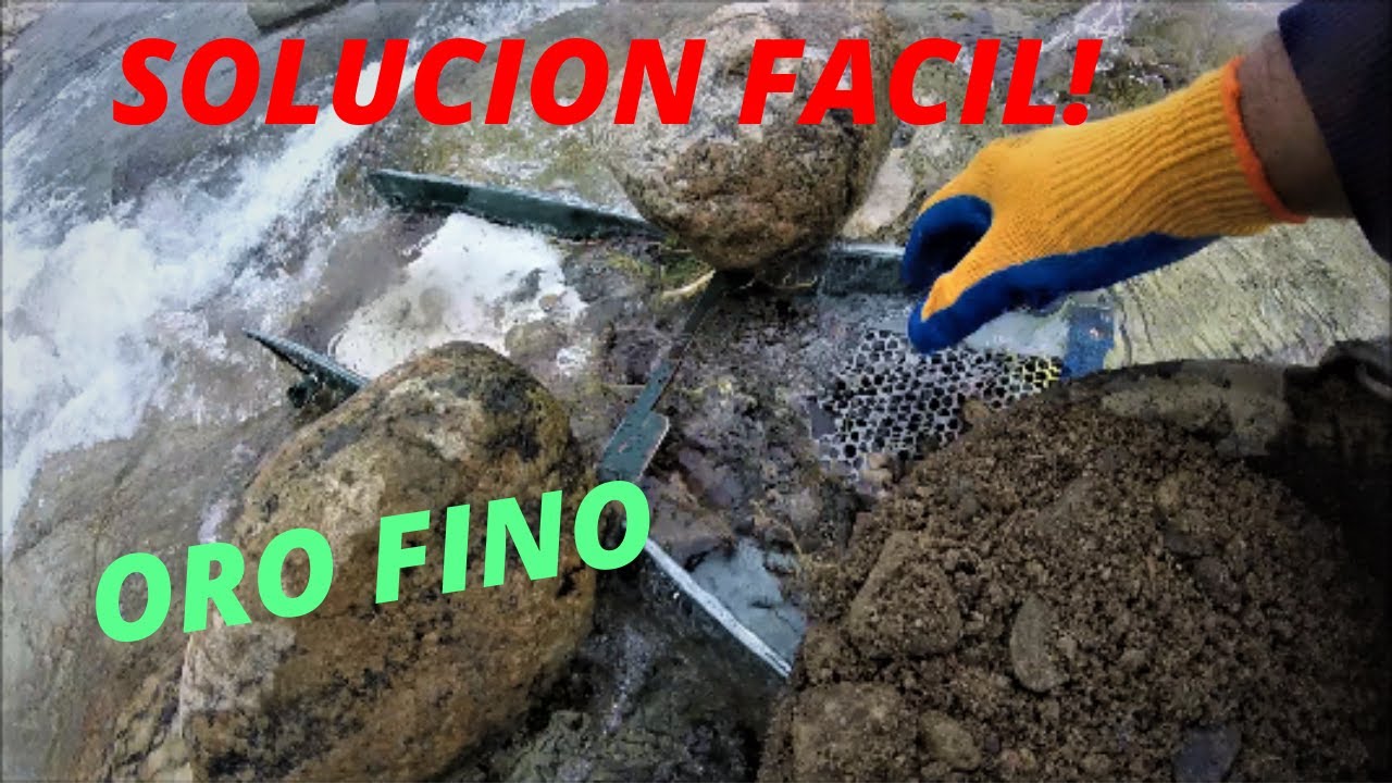 💡 SLUICE BOX PARA ORO FINO💥sluice box for fine gold