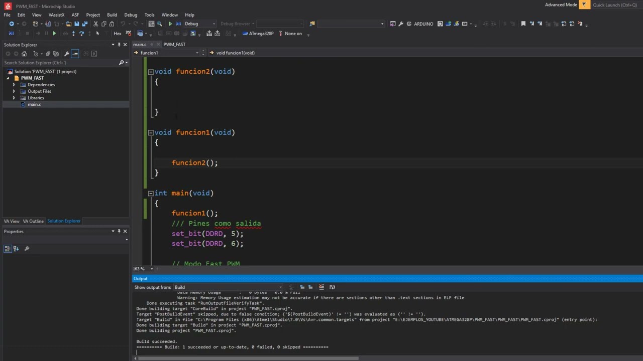 Tutorial 25: CREAR LIBRERIA PARA PWM Y ADC EN MICROCHIP STUDIO CON ATMEGA328P