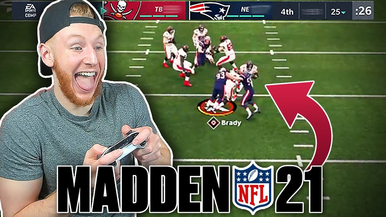 I played against Tom Brady with the Patriots in Madden 21!