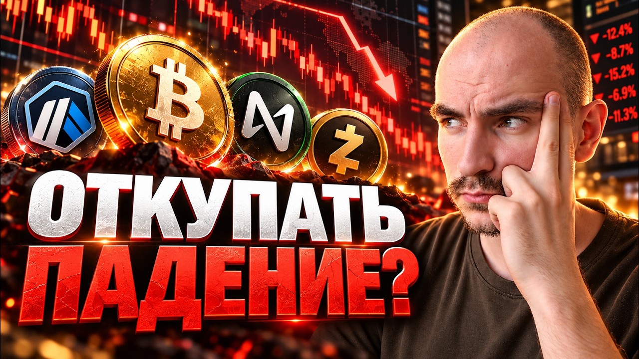 Альткоины уже упали. Но это ЕЩЁ НЕ ТА коррекция, которую я жду