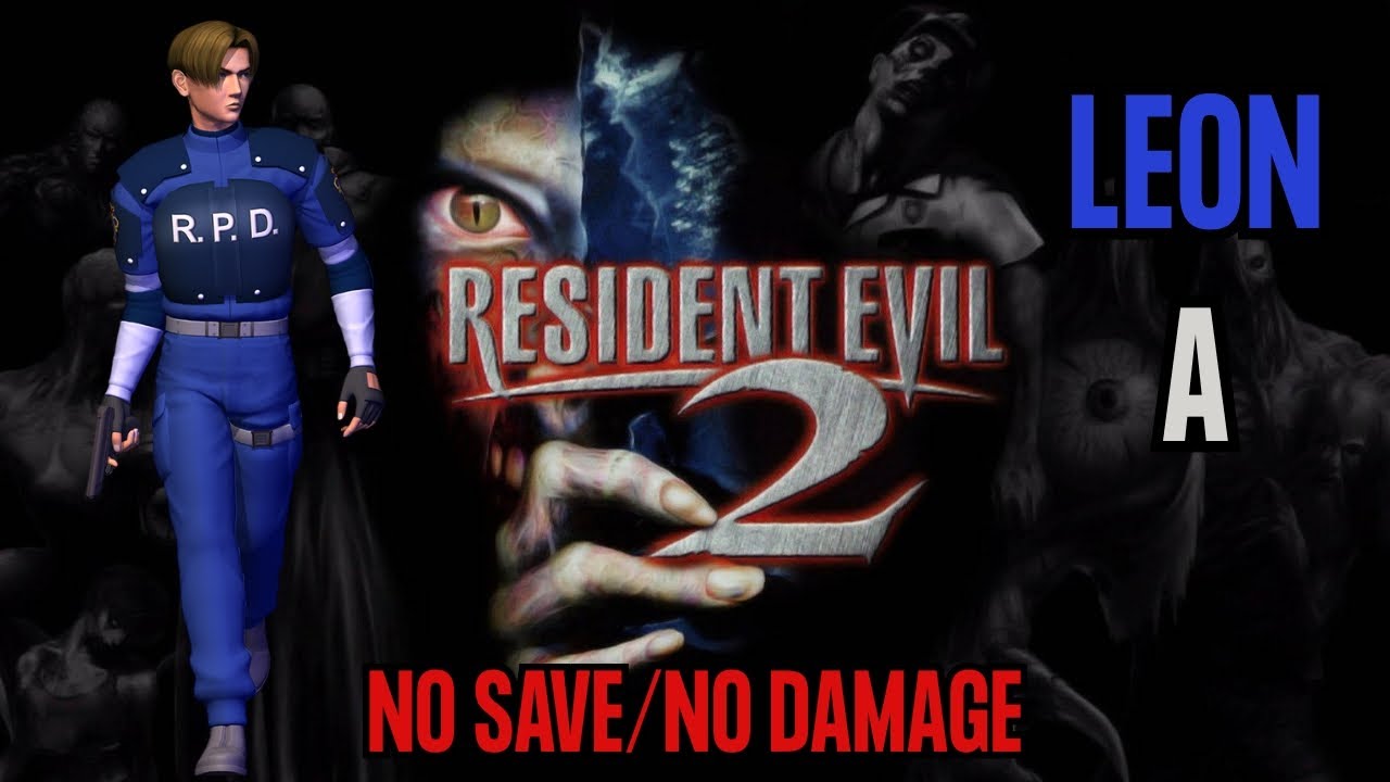 Resident Evil 2: NO SAVE / NO DAMAGE [Attempt/Routing] | Leon A