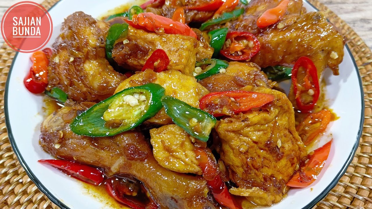 Tumis Ayam Tahu Kecap Pedas Manis...Ini Beneran Enak