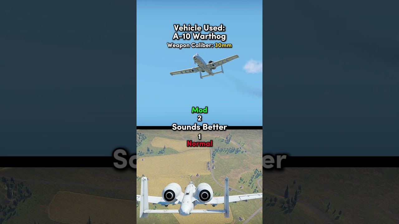 War Thunder Sound Mod vs Regular Sound! 🔊 | War Thunder