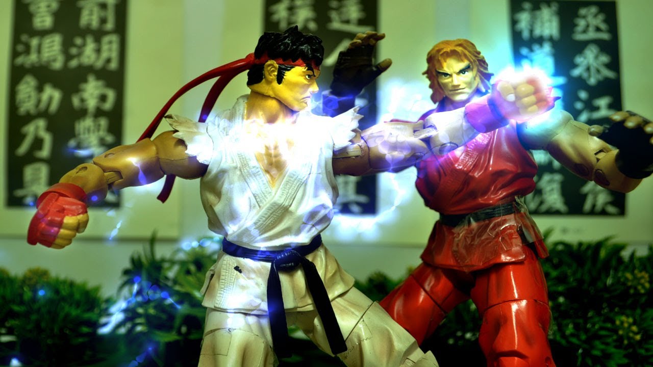 Street Fighter Stop Motion - Ryu VS Ken 龍與肯
